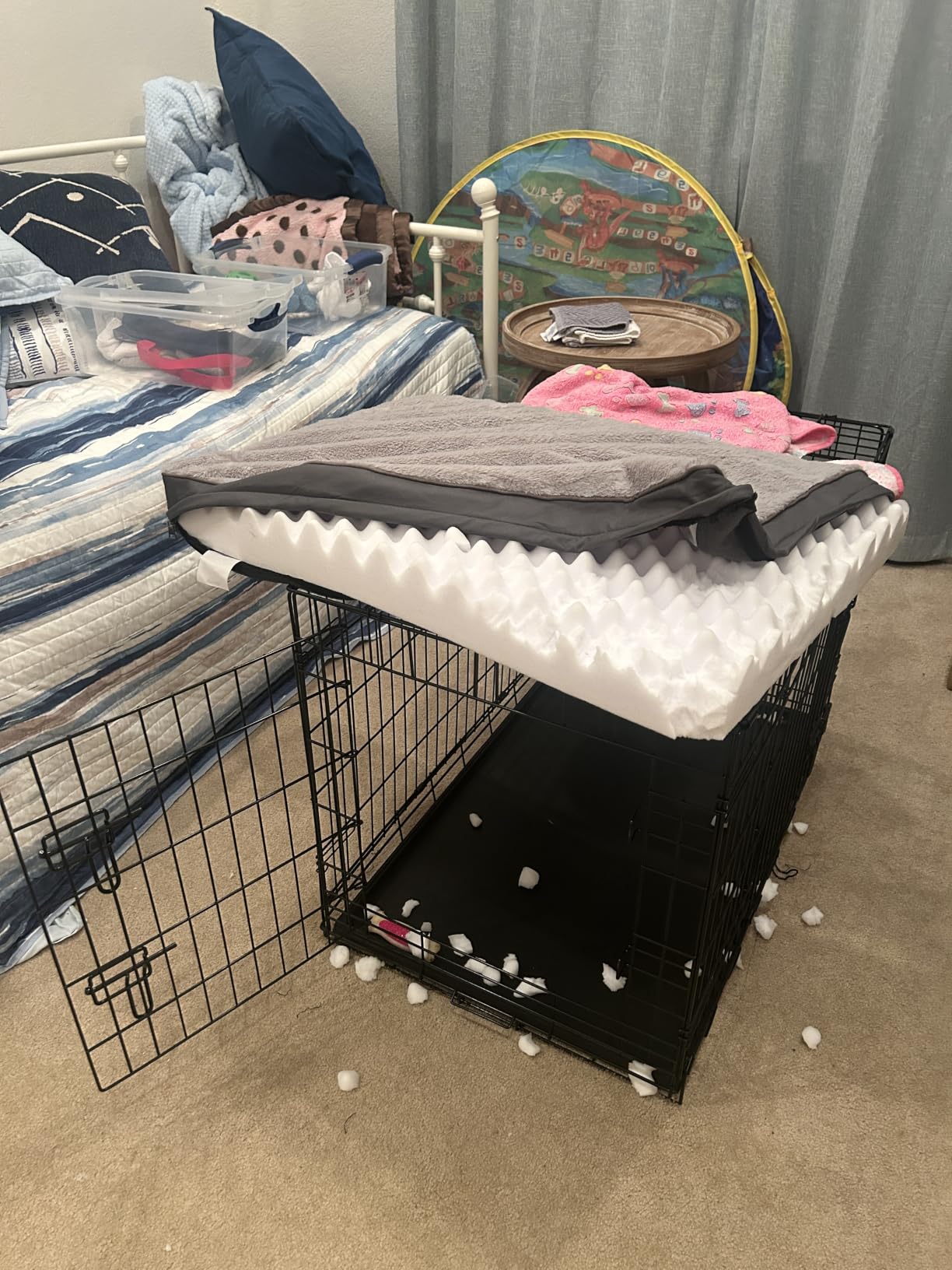 Sunheir Washable Orthopedic Large Dog Bed with Removable Cover, Pet Bed Mat customer photo 1