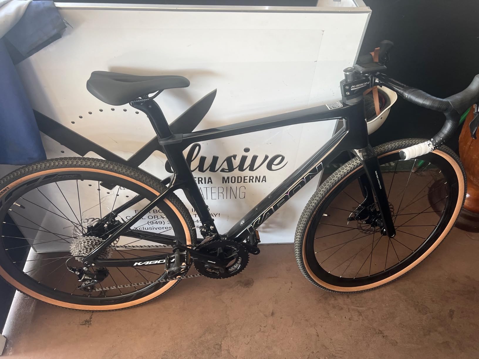 KABON Carbon Gravel Road Bike, T800 Carbon Fiber Frame Adventure Bicycle with 105 R7000 22 Speed Disc Brake Racing Bicycle for Men and Women customer photo 1