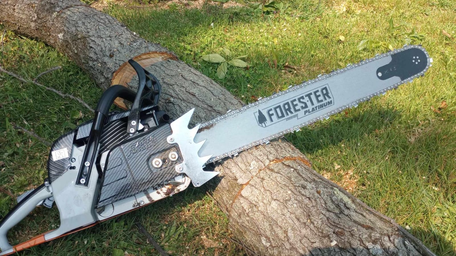 F380W Gas Chainsaw with 28 Inch Advance Bar, 72cc 2-Cycle Gasoline Power Chain Saws, 3.6KW 4.8HP for Professional Logging Work, Power Chain Saw All Parts Compatible with MS381 MS380 038 customer photo 2