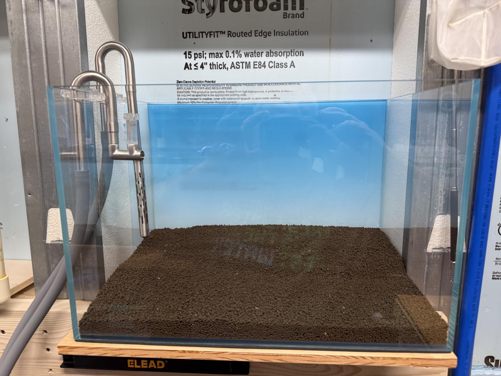 FZONE 6.4Gal Shallow Rimless Aquarium, Ultra-White Glass (L45-W30) customer photo 2