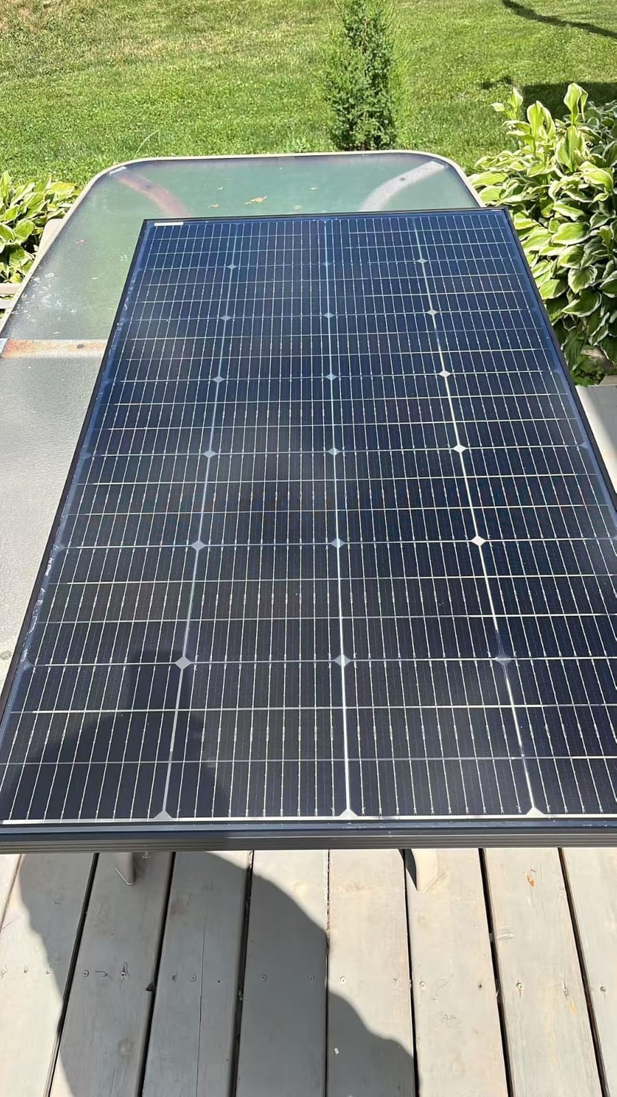 JJN Bifacial 400 Watt Solar Panels 12V 10BB Monocrystalline Solar Panel High Efficiency Solar Module for RV Home Farm Trailer Camper Marine Off Grid System(2 PCS 200 Watt) customer photo 2