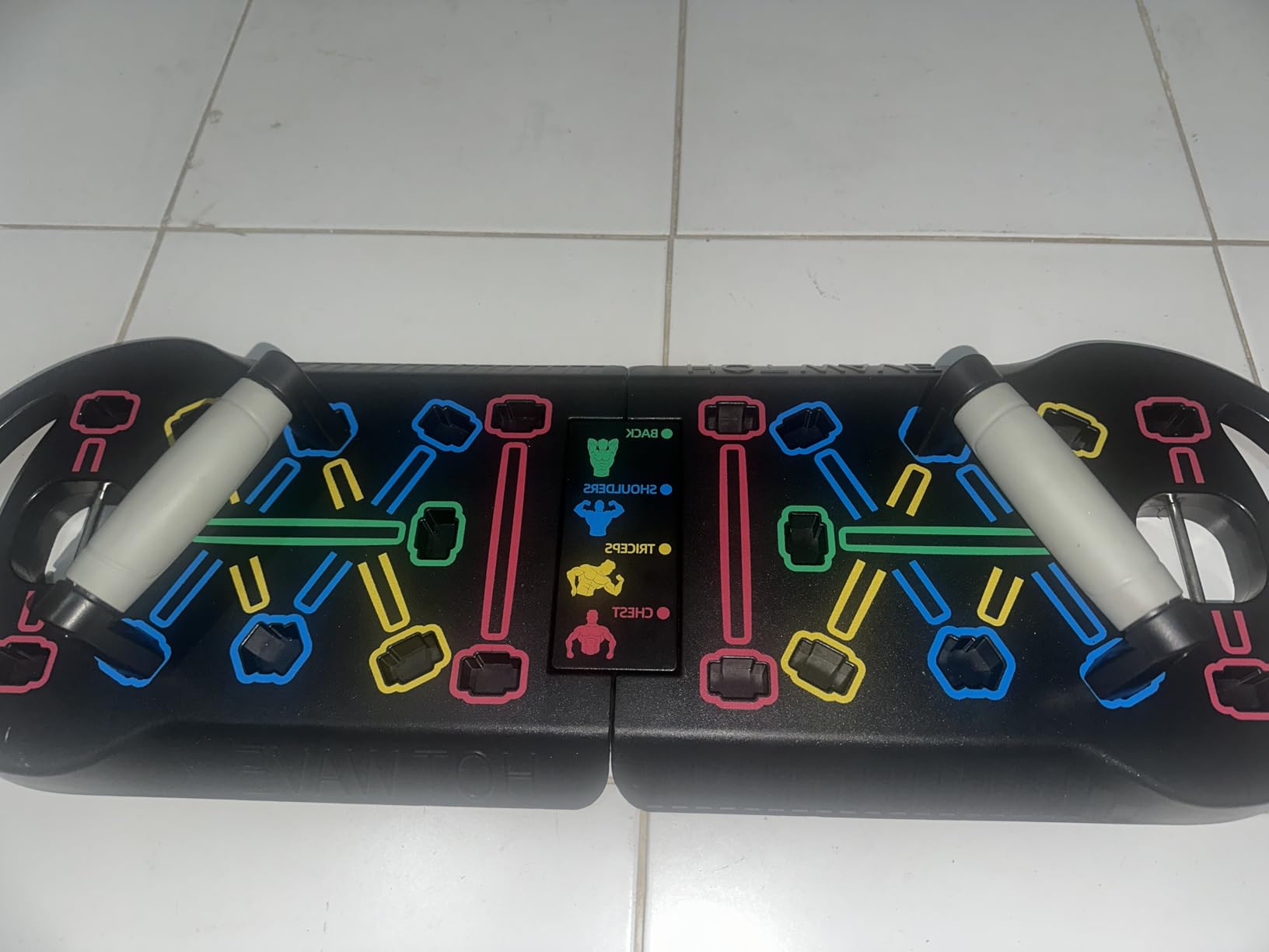 HOTWAVE Push Up Board, Portable PushUp Board, Foldable 20 in 1 Push Up Bar customer photo 1
