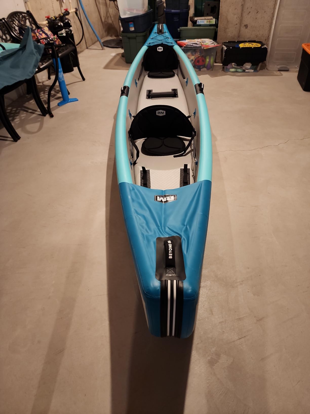 BEYOND MARINA Inflatable Kayak 1/2/3 Person Adult- Full Drop Stitch Kayak | Quick Inflation and Deflation, Wheeled Backpack for Easy Transport customer photo 2