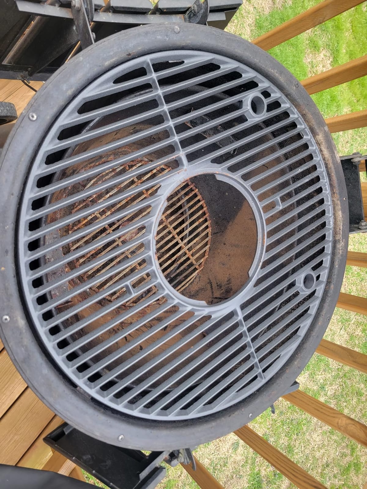 GRISUN 19.5 Inch Cast Iron Round Grill Grate for Akorn Kamado Pit Boss K24 customer photo 1