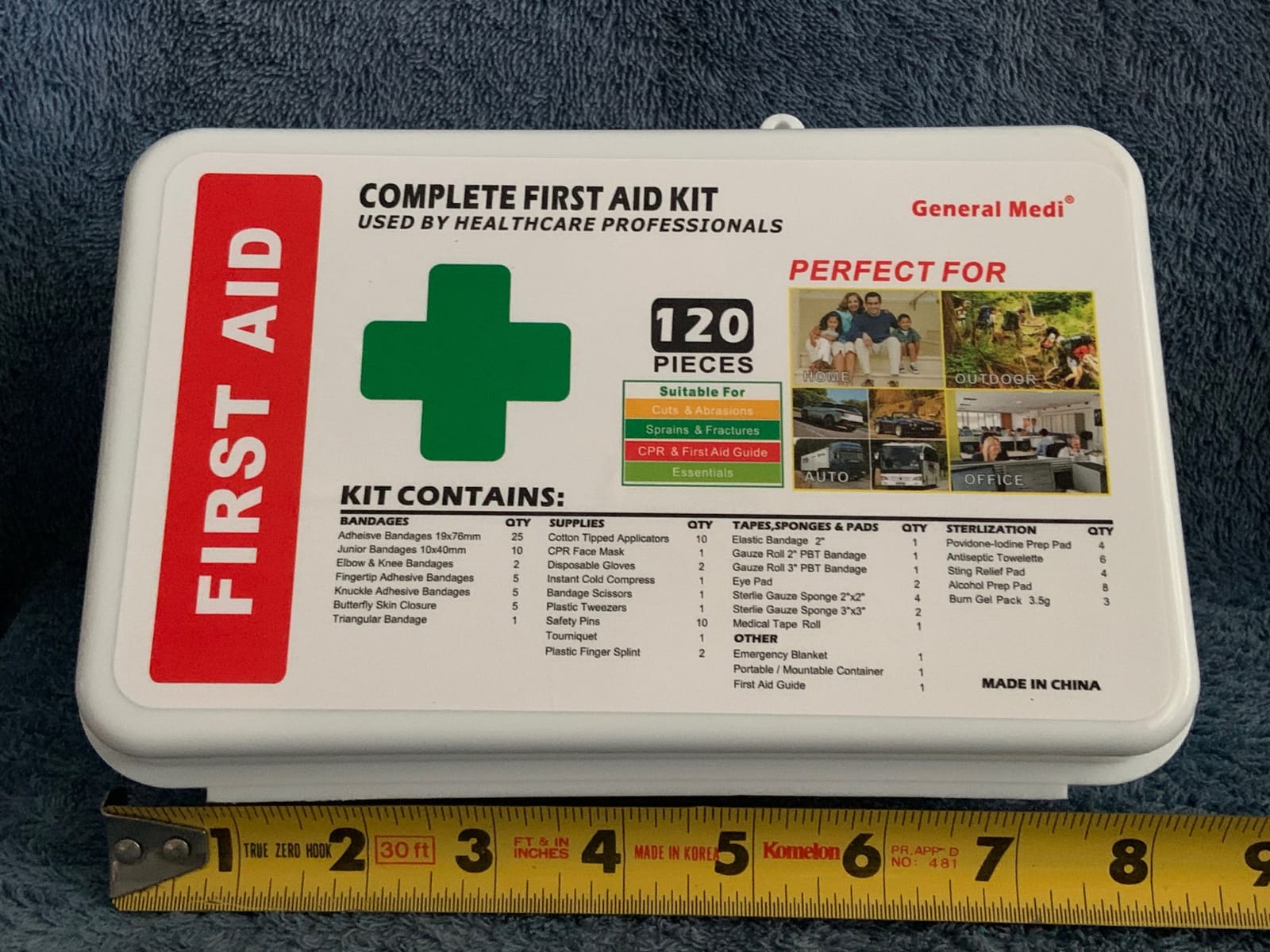General Medi 360 Pieces Hardcase First Aid Kit - Comprehensive Large First Aid Box Contains Premium Medical Supplies for Travel, Home, Office, Vehicle, Camping, Workplace & Outdoor customer photo 1