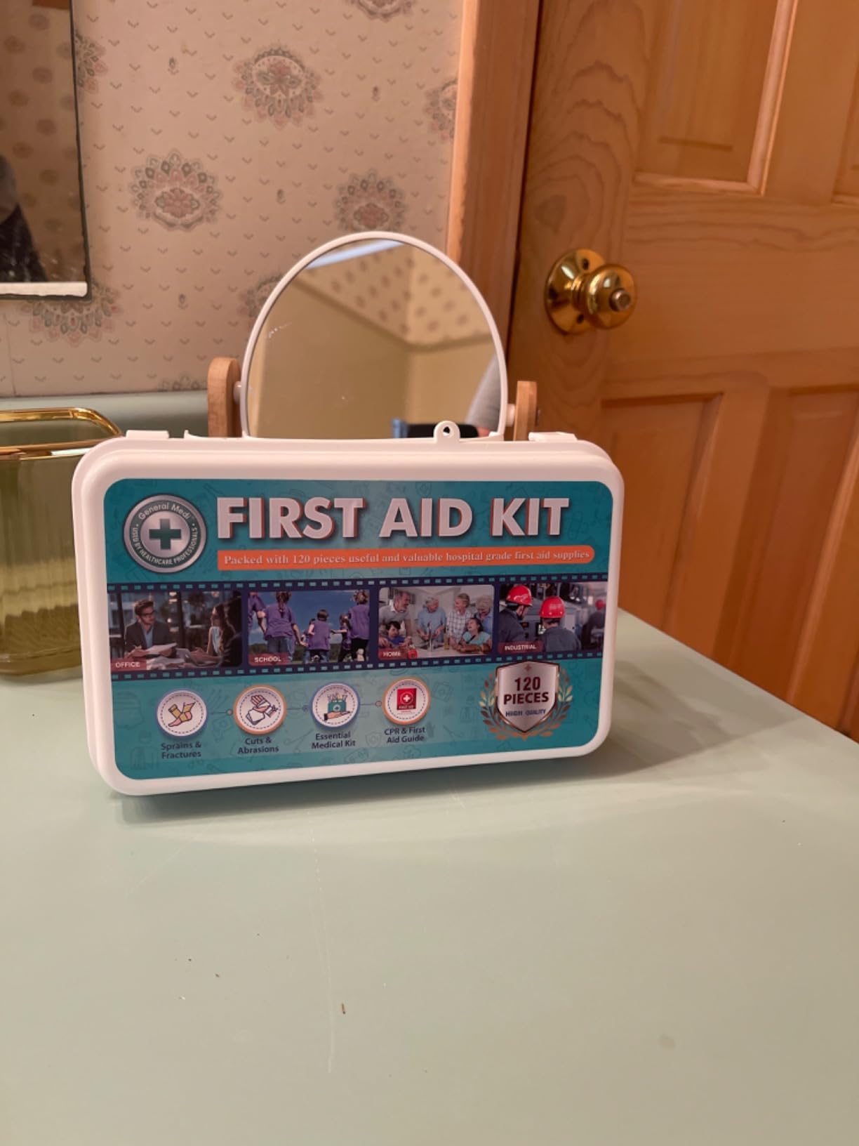 General Medi 360 Pieces Hardcase First Aid Kit - Comprehensive Large First Aid Box Contains Premium Medical Supplies for Travel, Home, Office, Vehicle, Camping, Workplace & Outdoor customer photo 2
