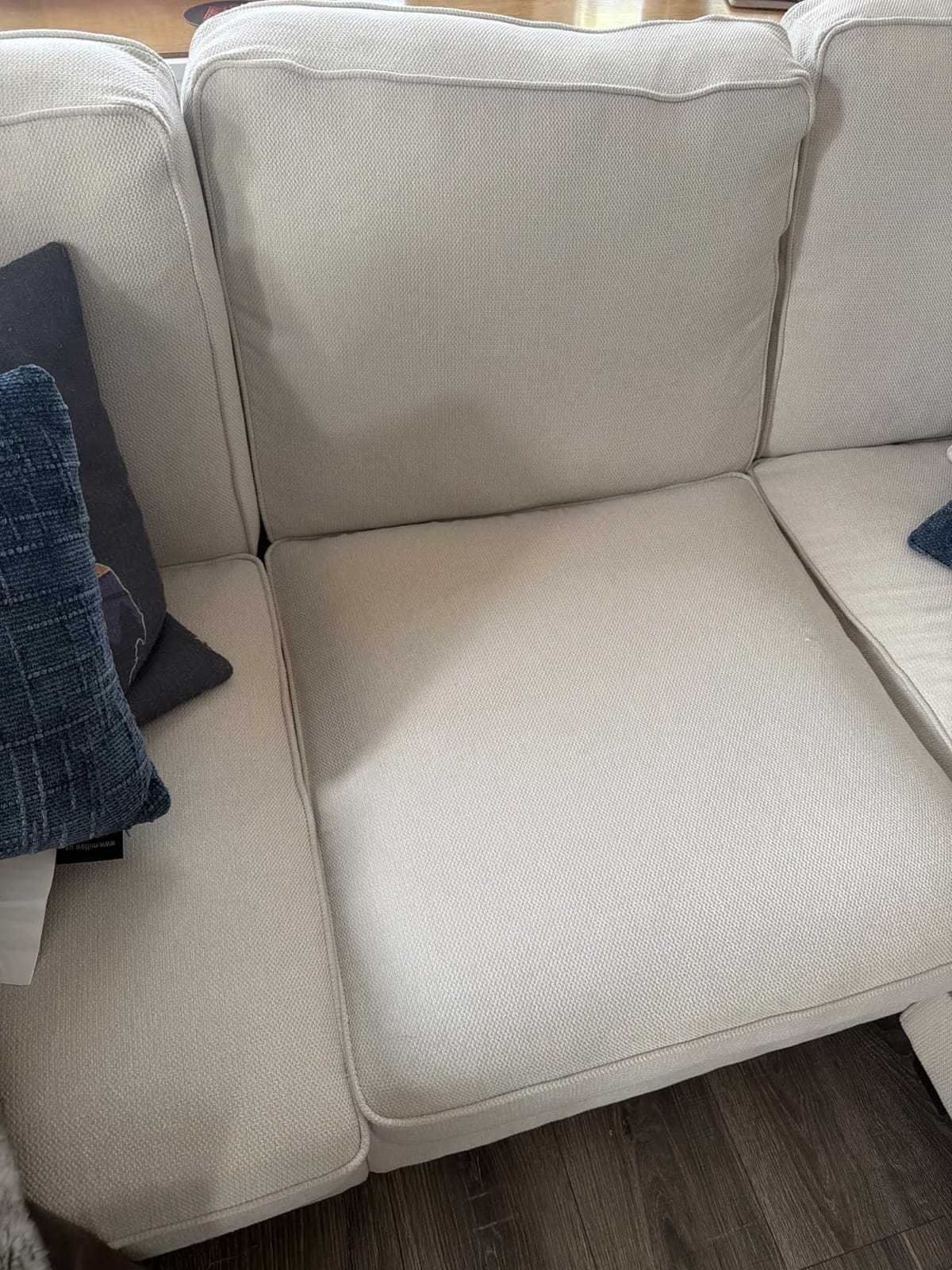 HONBAY Sectional Sofa with Storage Seat U Shaped Couch with Reversible Chaise Convertible Sectional Couches for Living Room,Dark Grey customer photo 2