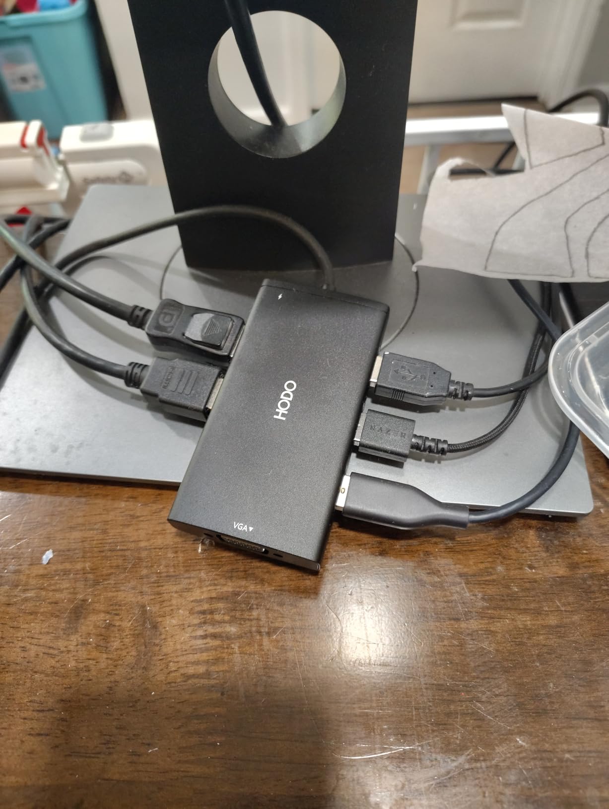 USB C Docking Station Dual Monitor for HP,Laptop Docking Station 3 Monitors customer photo 1
