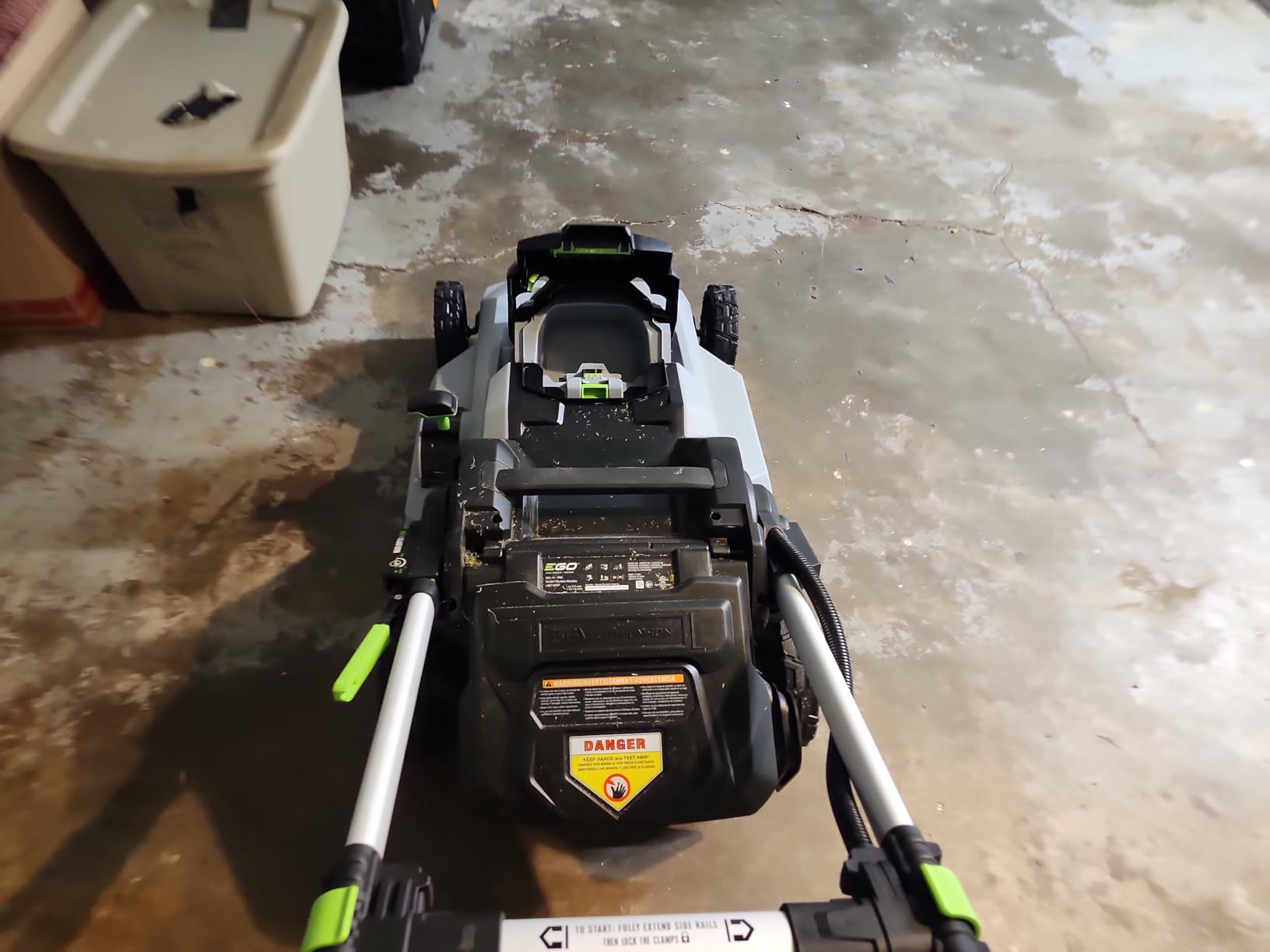 EGO POWER+ Cordless Electric Lawn Mower, Self-Propelled, Includes 56V 7.5Ah Battery and Rapid Charger (LM2135SP) Plus Extra 5.0Ah Battery (BA2800T) customer photo 2