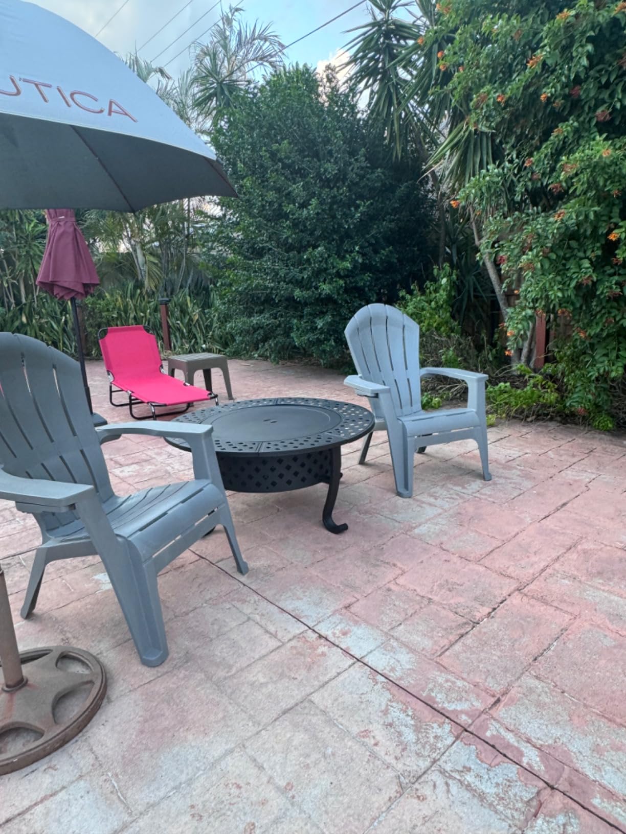 Panovue 42 Inch Outdoor Fire Pit with 2 BBQ Grills customer photo 2