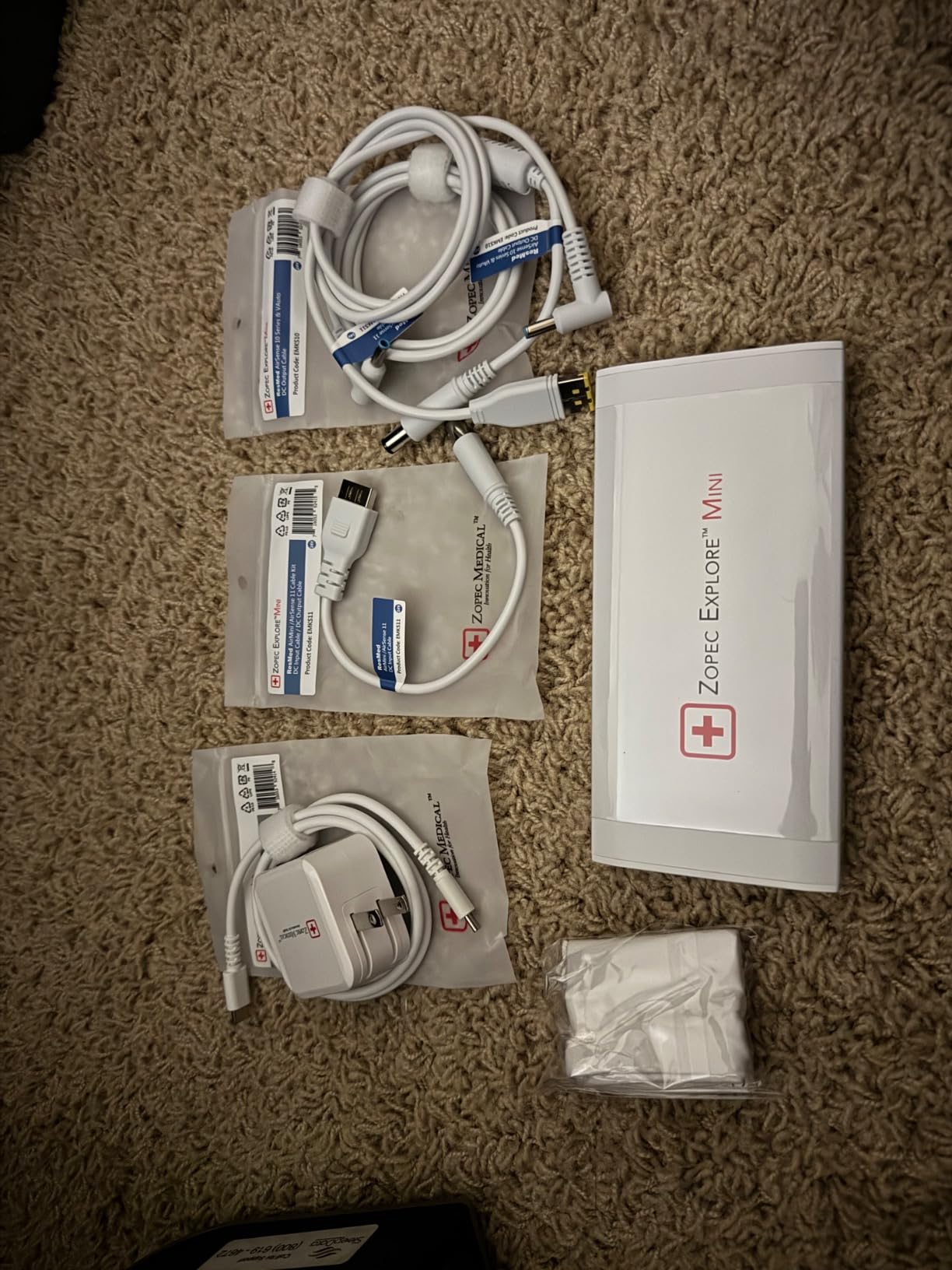 Zopec Explore Mini CPAP Battery UPS Backup - World's Smallest/Lightest - Camping, Air Travel, and RV - Up to 2 Nights Sleep - Fast Recharge - Includes Cables for ResMed AirMini, AirSense 10 and 11 customer photo 1