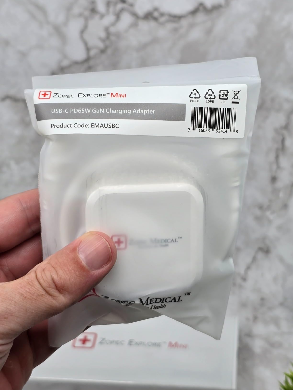 Zopec Explore Mini CPAP Battery UPS Backup - World's Smallest/Lightest - Camping, Air Travel, and RV - Up to 2 Nights Sleep - Fast Recharge - Includes Cables for ResMed AirMini, AirSense 10 and 11 customer photo 2