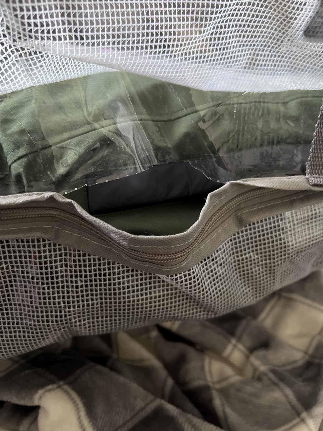 4 Packs Under Bed Storage Containers Bins, Humid-Proof Plastic Underbed Storage Bins, Closet Organizers and Clothes Storage Bags, Under the Bed Blanket Storage with Handles for Clothes,Bedroom customer photo 2
