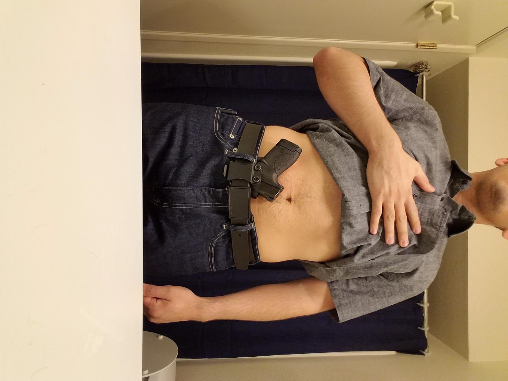Rounded IWB Holster - Inside Waistband Concealed Carry, American Made - BK customer photo 2