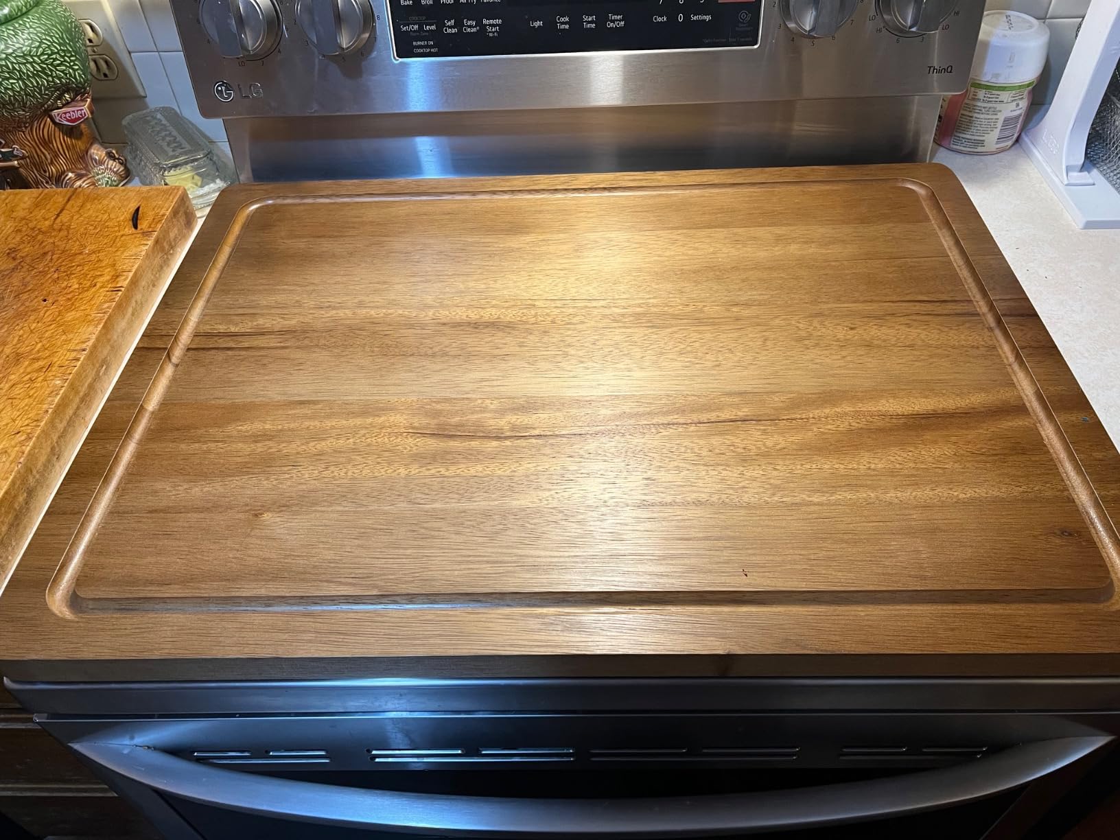 OAKSWARE 30 x 22 Inch Extra Large Acacia Wooden Cutting Board for Kitchen customer photo 1