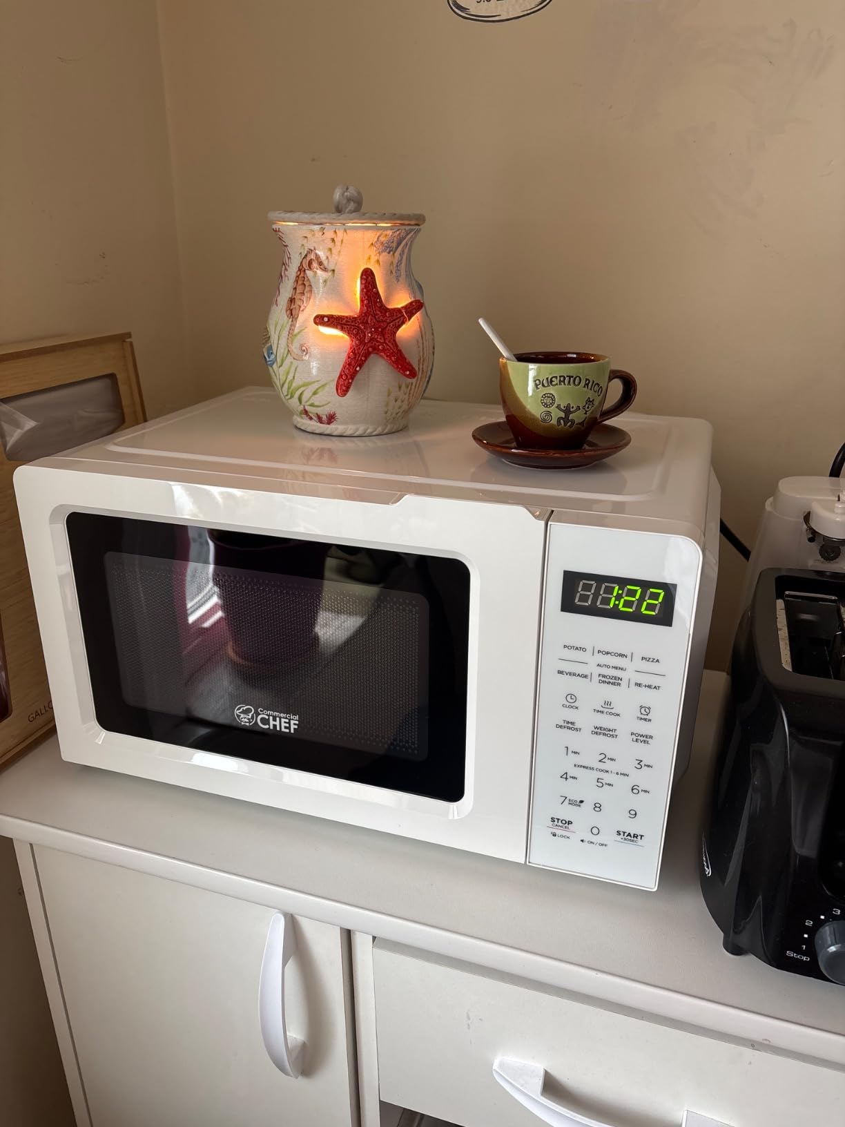 Commercial Chef 5-in-1 Countertop Microwave Air Fryer Combo, CHMF9BG, Black customer photo 1