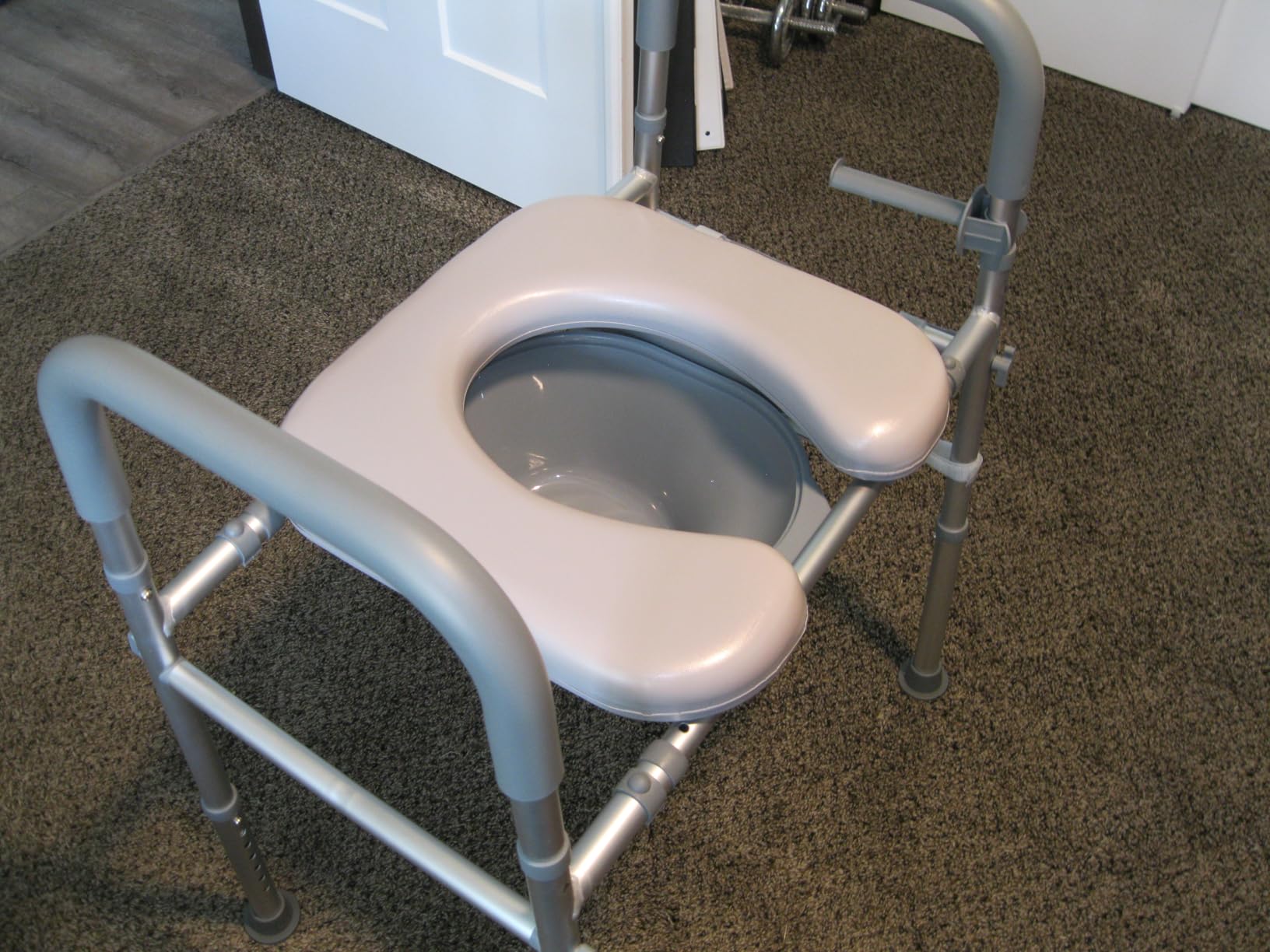 Bedside Commode for Seniors,FSA/HSA Eligible 3-in-1 Commode Toilet customer photo 2