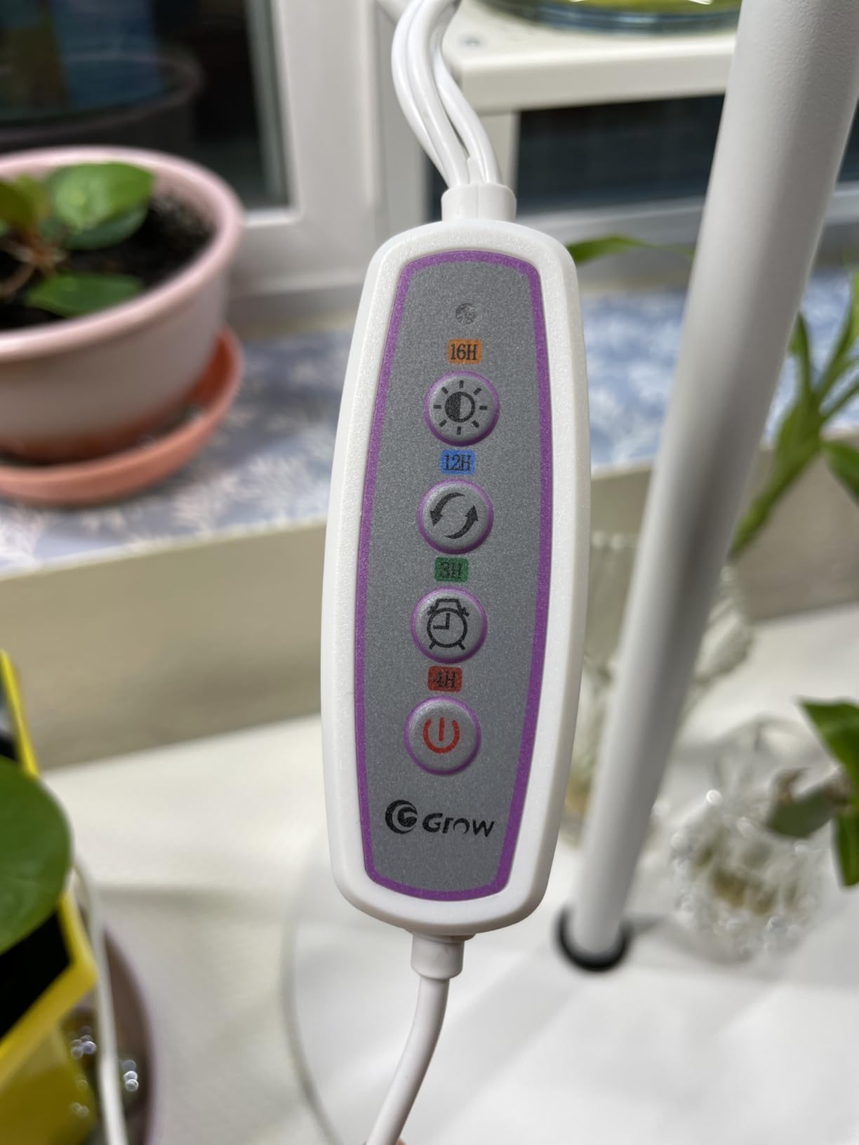 Kullsinss Tall Grow Lights for Indoor Plants with Stand, 2-Head 114 LEDs customer photo 2