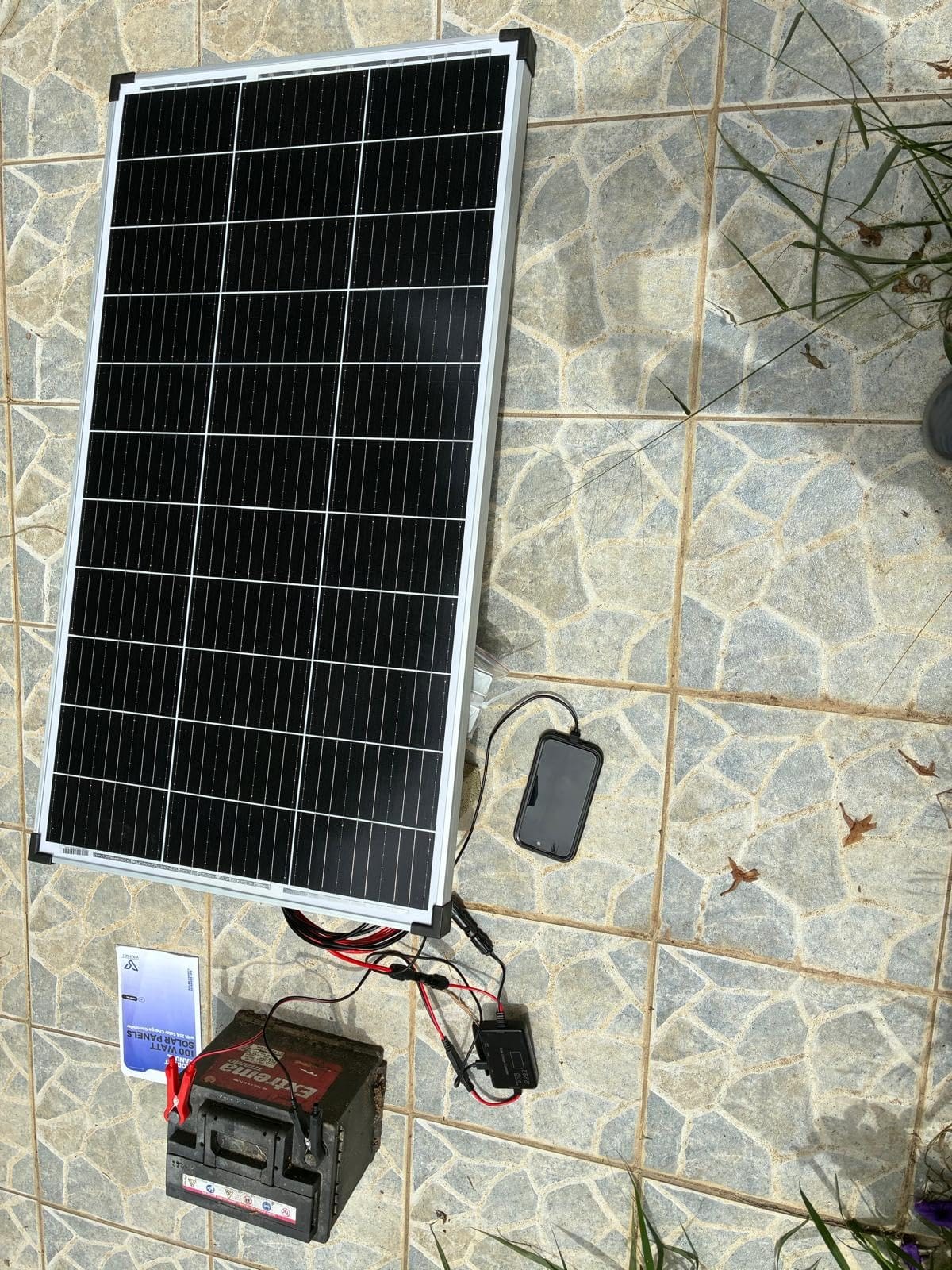 Voltset 100W 12V Solar Panel Kit with 20A Smart Charge Controller customer photo 1