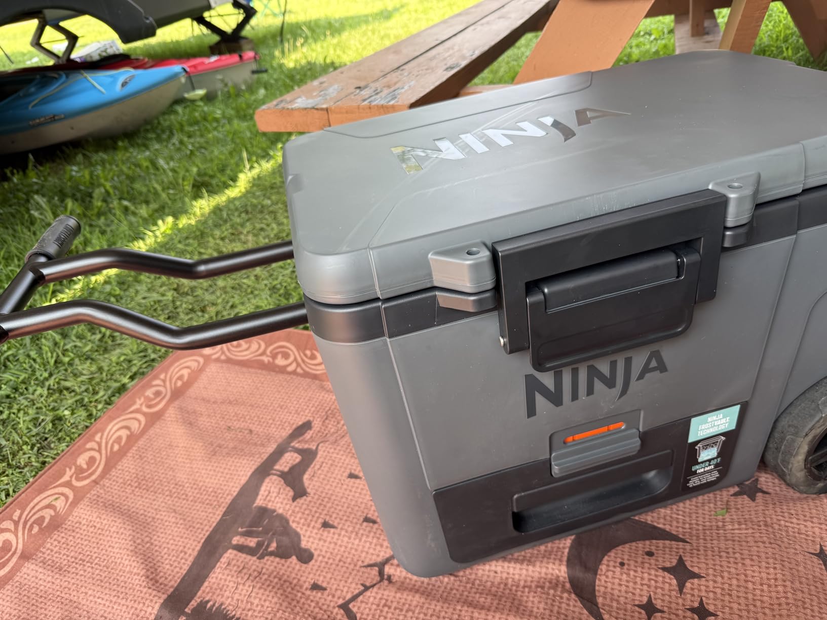 Ninja FrostVault™ 45qt Cooler with Wheels, Dry Storage, Lakeshore Blue customer photo 1