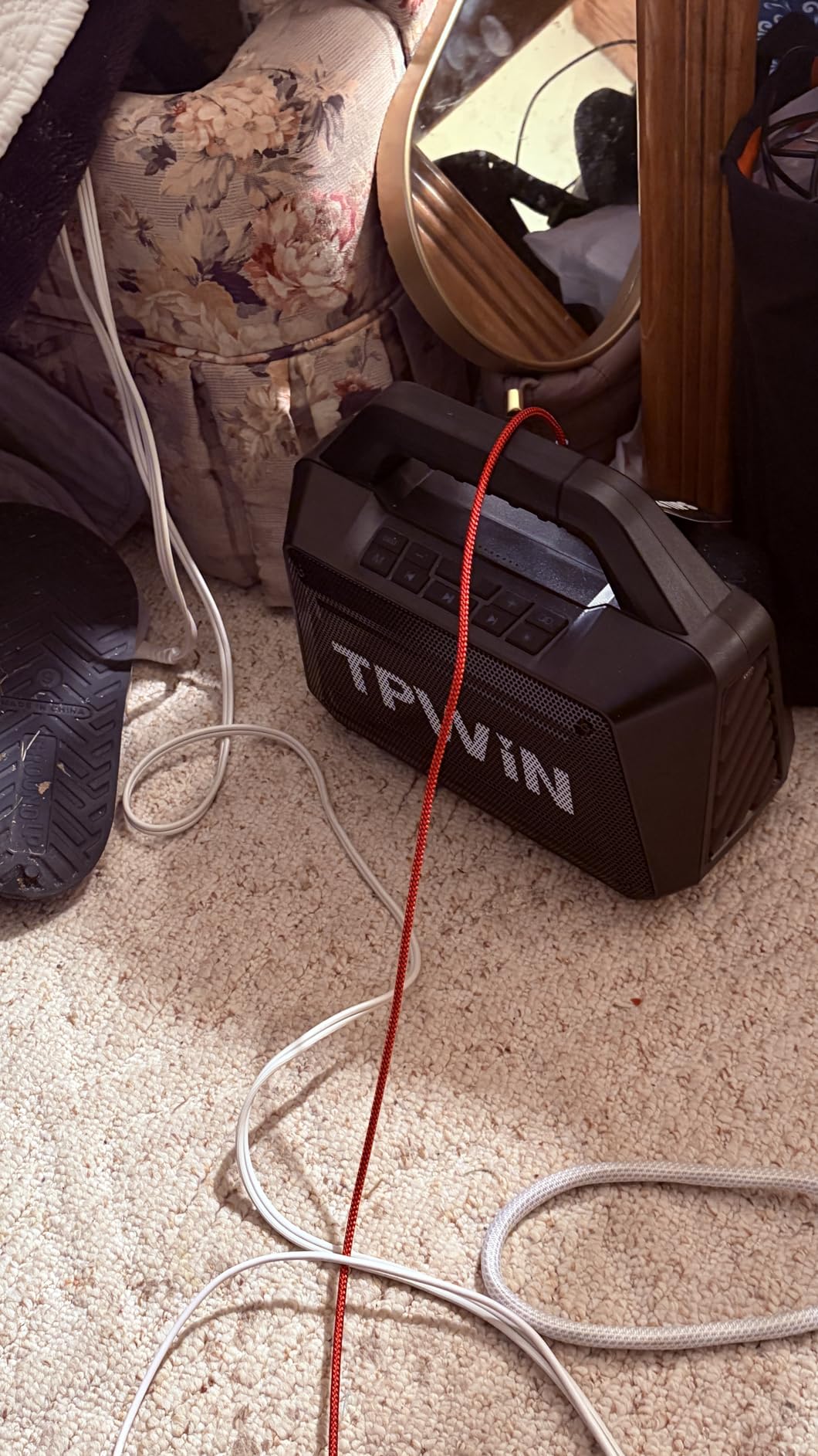 80W Loud Rugged Outdoor Bluetooth Speaker, IPX6 Waterproof, 20H Playtime customer photo 2