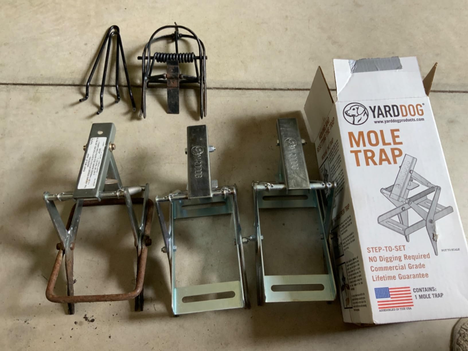 YARDDOG Mole Traps that Kill Best - Mole Scissor Trap Steel (2 Pack) customer photo 2