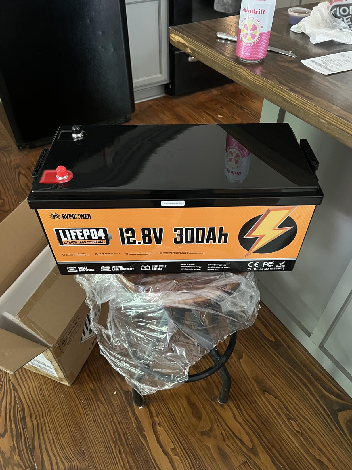 12V 100Ah LiFePO4 Lithium Battery Group 31 with Built-in 100A BMS customer photo 2