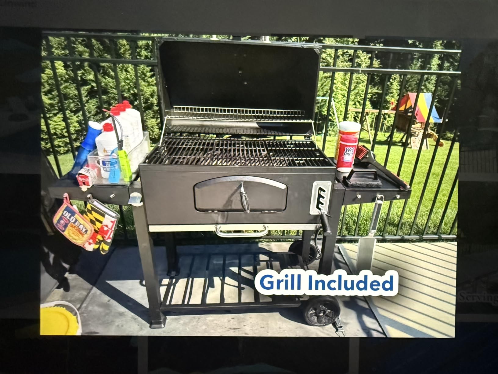Grill Boss Charcoal Grill w/Large 32