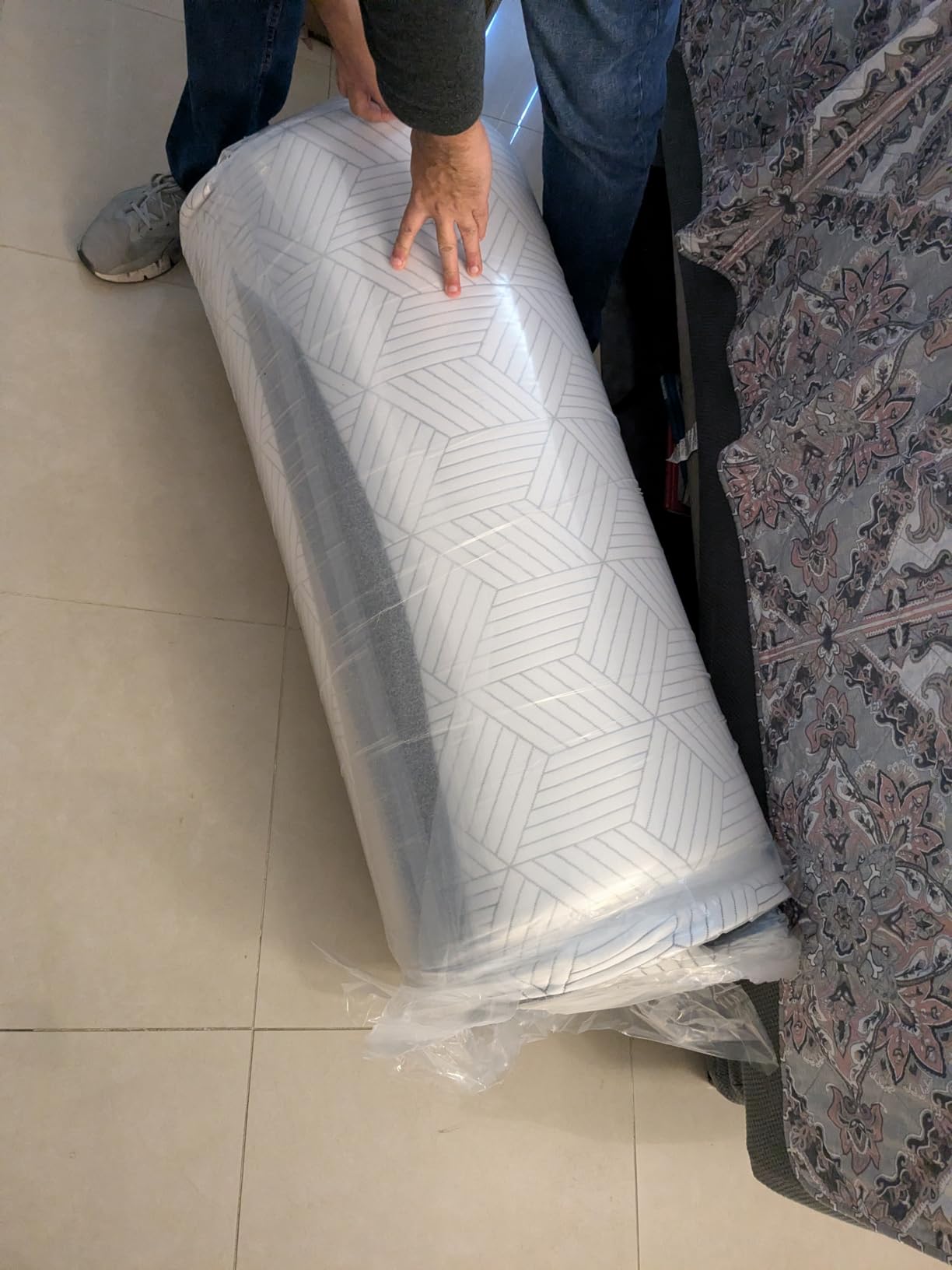 FATHOM Firm Full Mattress 12 Inch Memory Foam Mattress Full Size Bed in a Box for Back Pain Relief and Cool Sleep with Gel Foam and Removable Fiberglass Free Cover, CertiPUR-US Certified customer photo 1