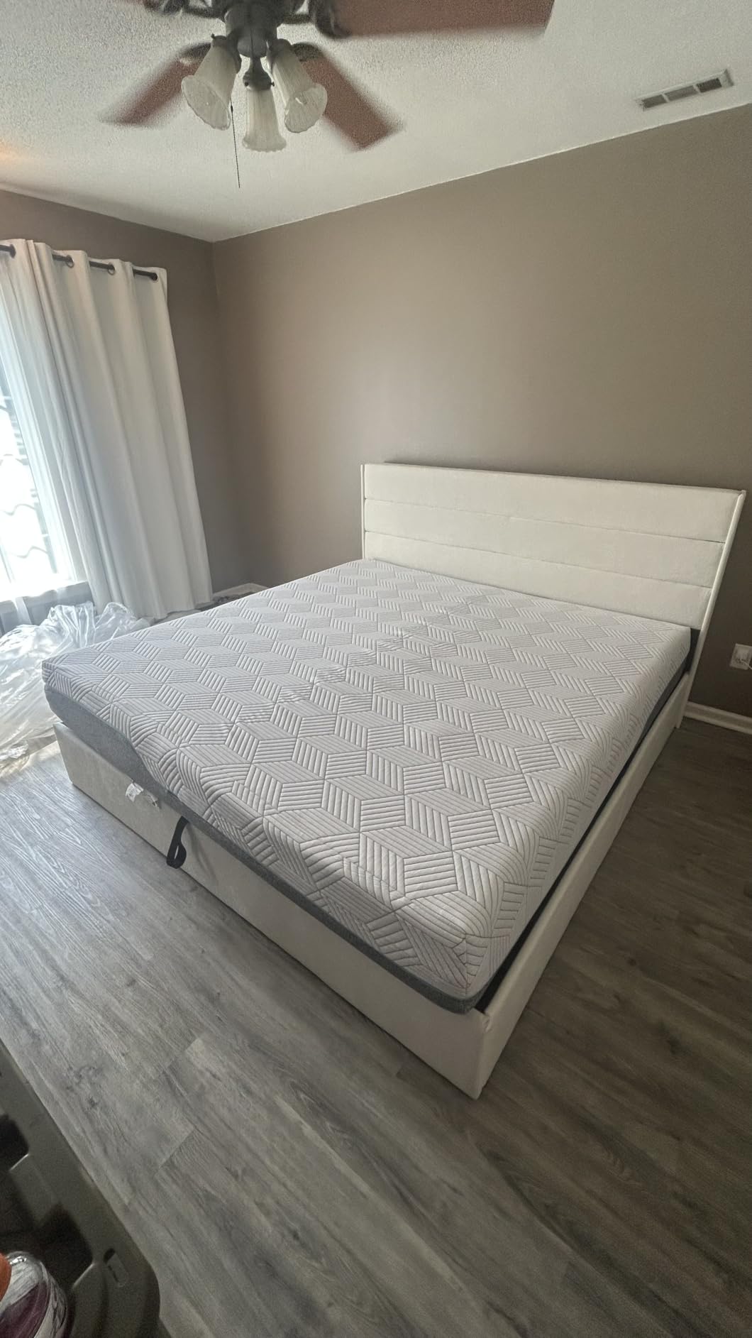 FATHOM Firm Full Mattress 12 Inch Memory Foam Mattress Full Size Bed in a Box for Back Pain Relief and Cool Sleep with Gel Foam and Removable Fiberglass Free Cover, CertiPUR-US Certified customer photo 2