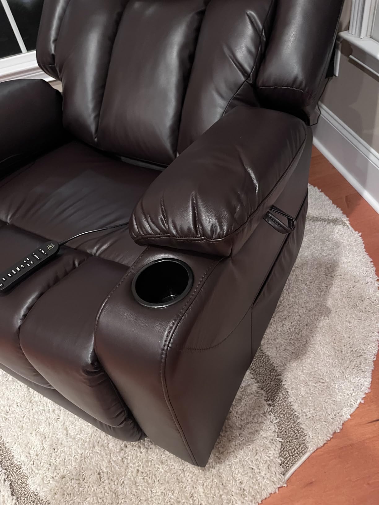 EONIX Large Power Lift Recliner Chair for Elderly, 400 lb Heavy Duty, 5'7'' customer photo 1
