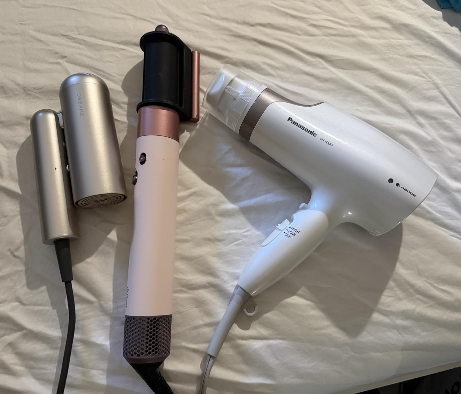 Dreame Pocket Pro Hair Dryer, Dual Voltage Travel Blow Dryer with Diffuser, 1300W Professional HighSpeed Ionic Hair Blower, Fast Drying, Low Noise, Lightweight, No Heat Damage, Global Travel 120V/240V customer photo 1