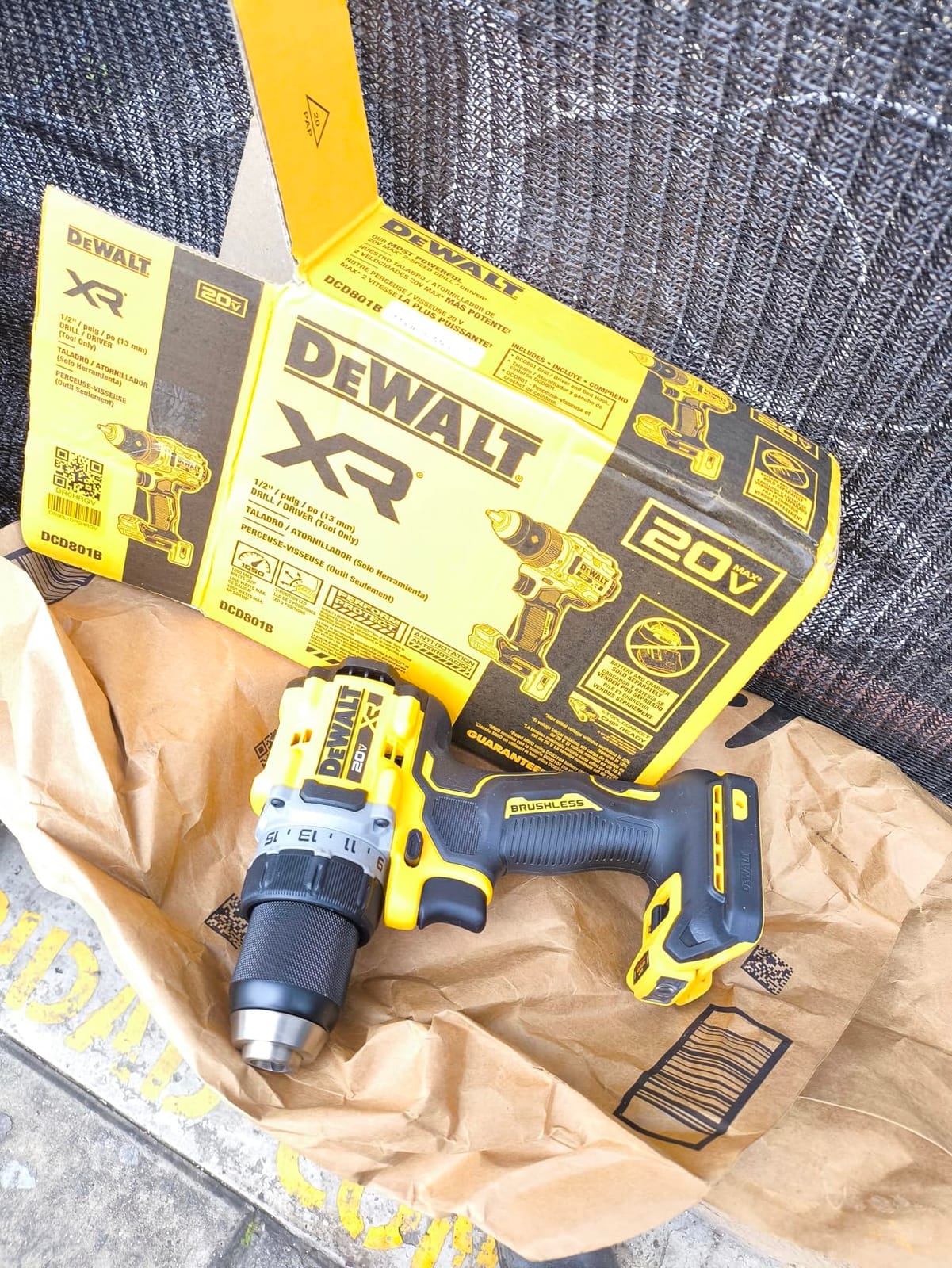 DEWALT 20V MAX XR Brushless Cordless 1/2 in. Drill/Driver (Tool Only) (DCD801B) customer photo 1