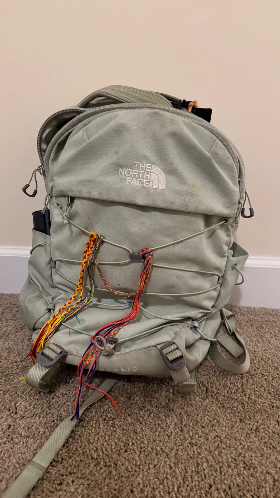 The North Face Borealis Commuter Laptop Backpack, Granite Gy/Dust Org, OSFA customer photo 2