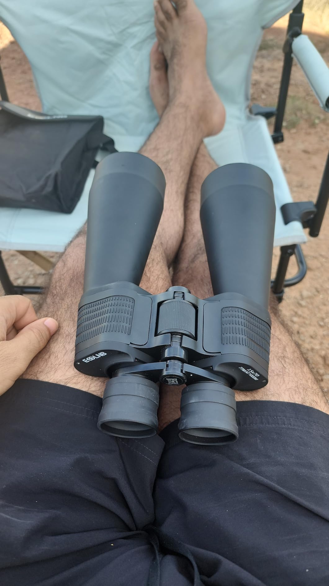 ESSLNB 25x70 Astronomy Binoculars Giant for Adults, Outdoor Waterproof Binoculars for Travel Stargazing Bird Watching Hunting with Built-in Tripod Adapter and Carrying Bag customer photo 2