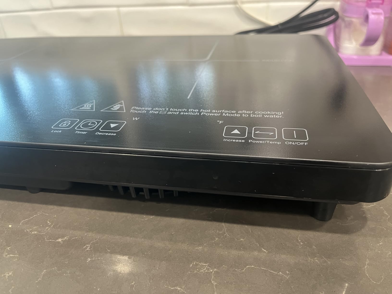 AMZCHEF Double Induction Cooktop, 1800W 2 Burner, ETL Certified customer photo 1
