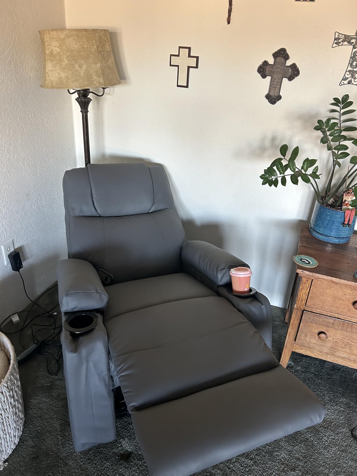 Power Lift Recliner Chair for Elderly with Massage & Heat, Black customer photo 1