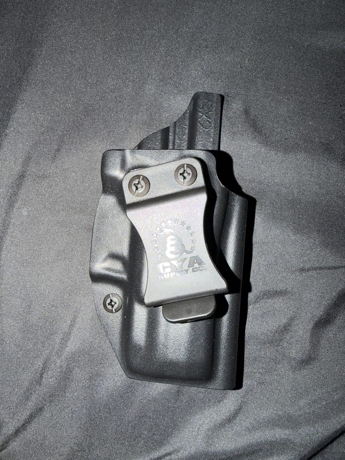 CYA Supply Co Base IWB Holster, Black, Veteran Owned, Made in USA, No Optic customer photo 1