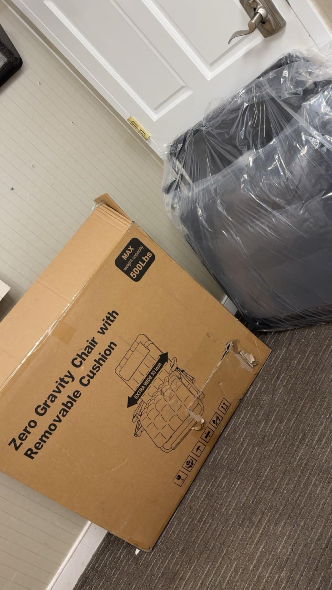 Suteck Oversized Zero Gravity Chair, 500LBS 29In XL Outdoor Recliner Chairs customer photo 1