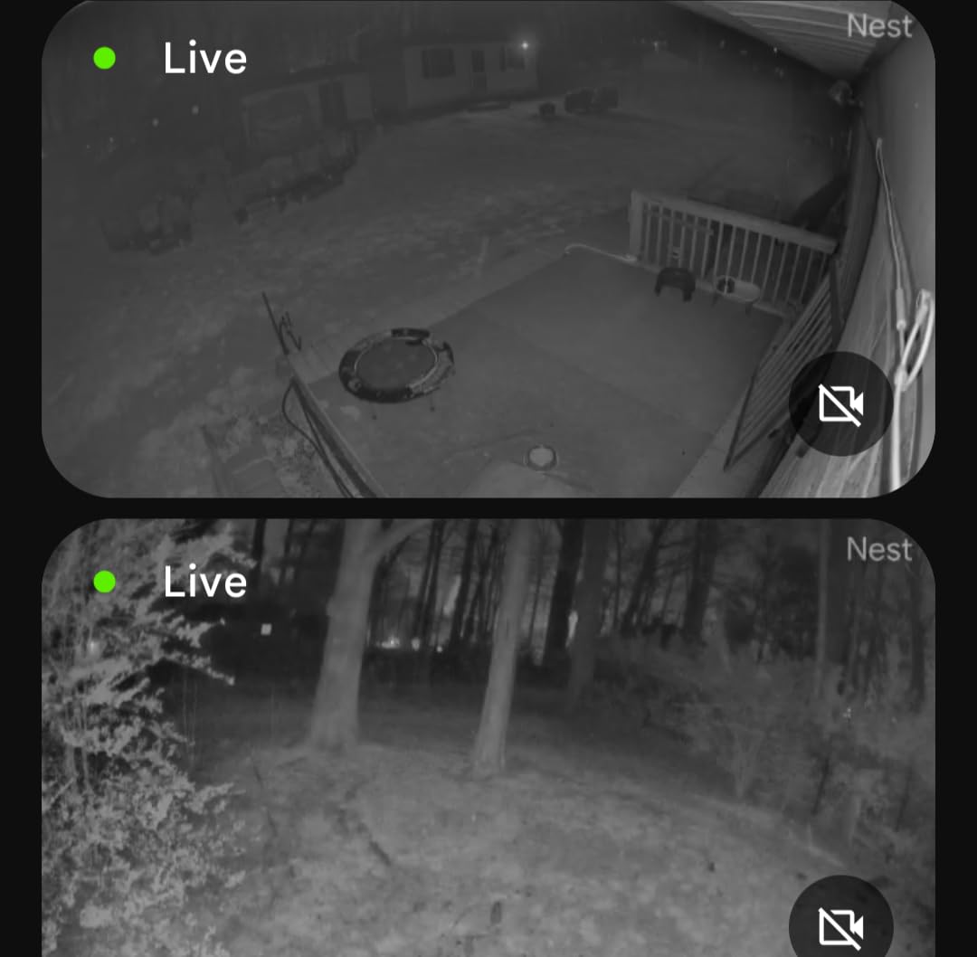 Google Nest Cam Outdoor (Wired, 2nd Gen) - Security Camera - Snow - 2 Pack customer photo 1