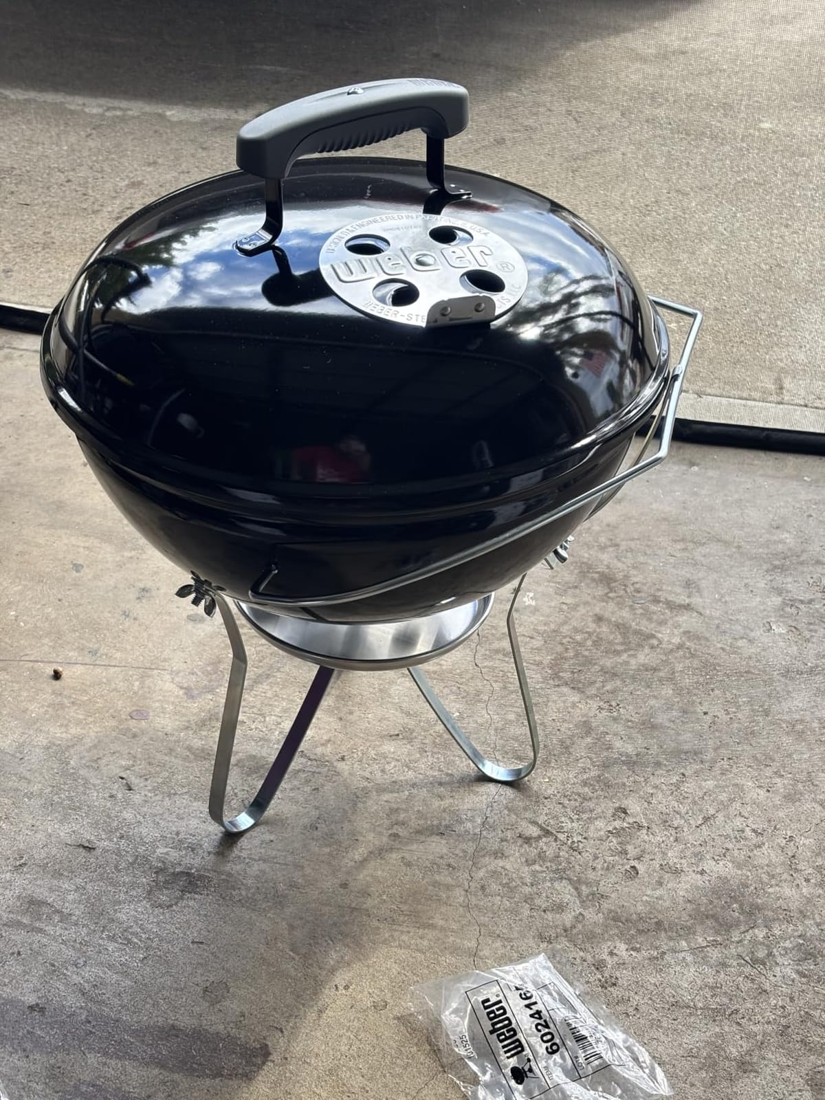 Weber® Smokey Joe 14-Inch Portable Charcoal Grill, Black customer photo 2