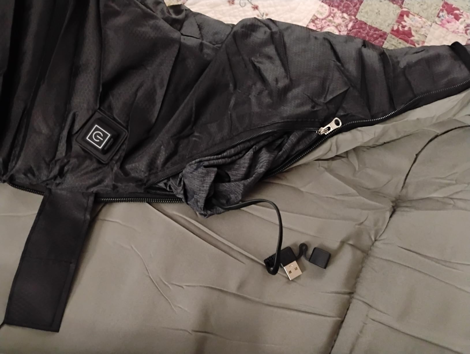 Heated Sleeping Bags for Adults Camping Cold Weather, 95–149°F for 4-Season customer photo 1