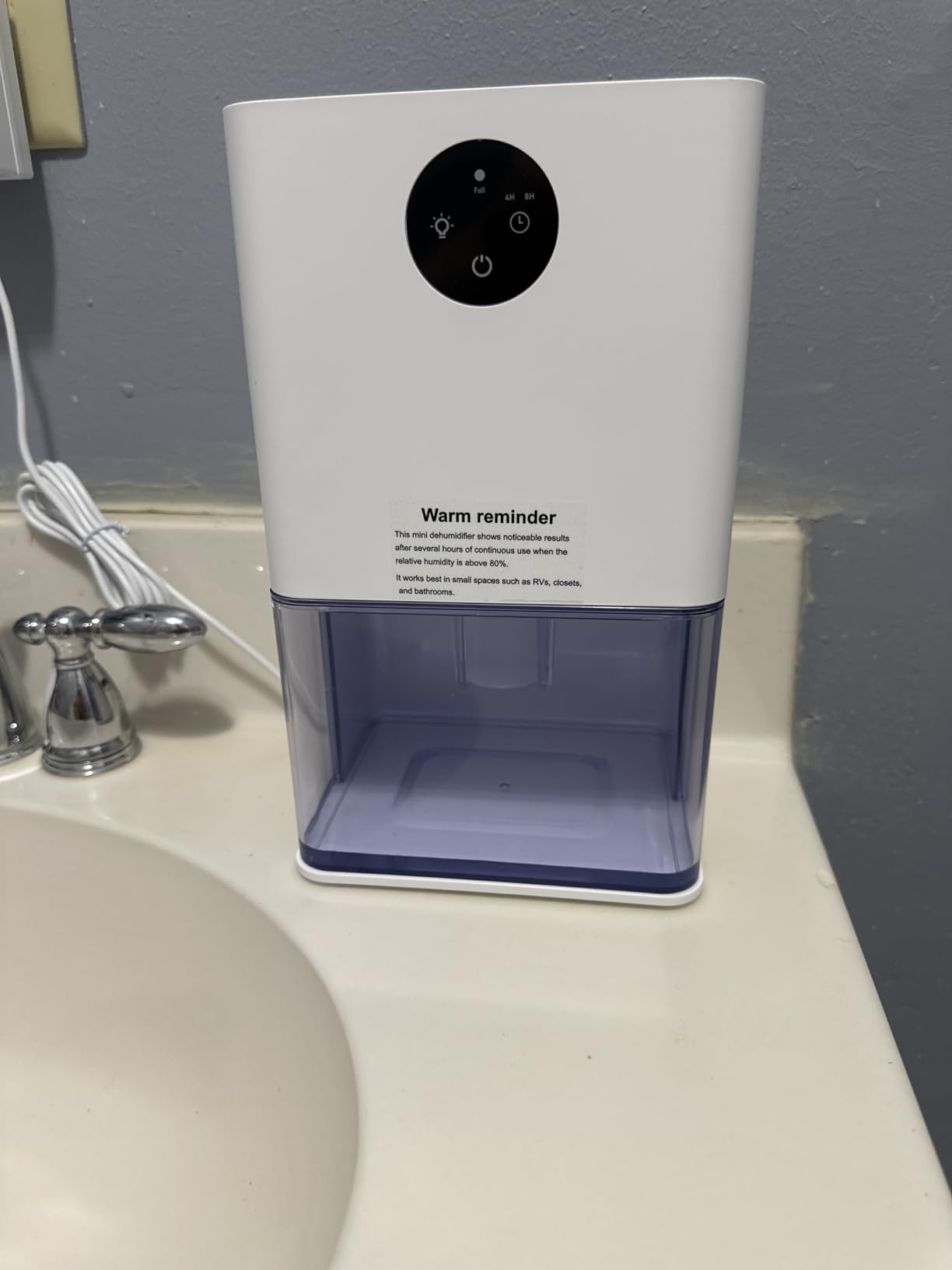 Deyagoo 50OZ Dehumidifier, Small Dehumidifier for Bedroom Closet 200 Sq.Ft customer photo 2