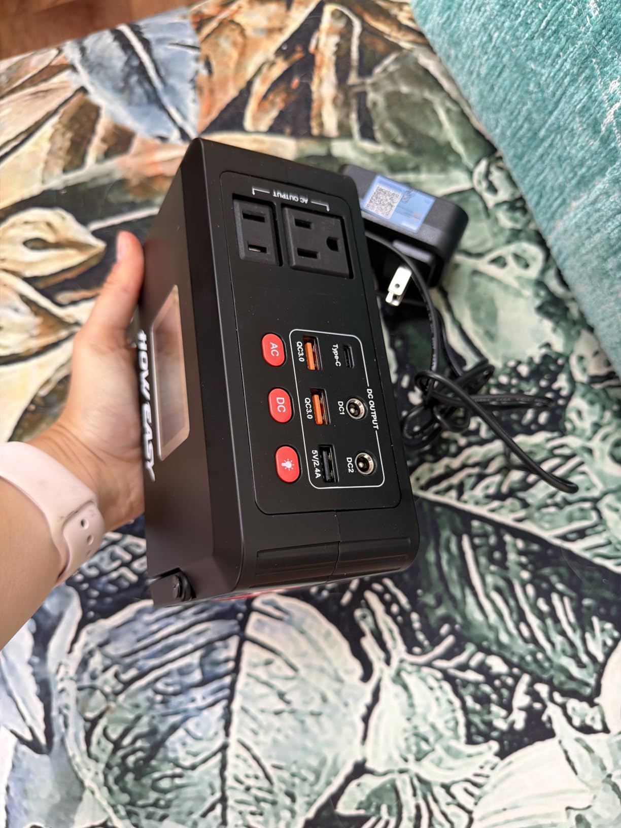 HOWEASY Portable Power Station 300W,Solar Generator 222Wh customer photo 2