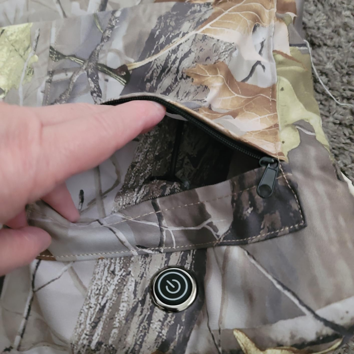 Heated Sleeping Bag pad, Operated by 5V/2A USB Power Supply, 3 Adjustable Temperature Levels, Heated Sleeping Bag Liner for Cold Weather Backpacking or Hiking (Mountains, 76