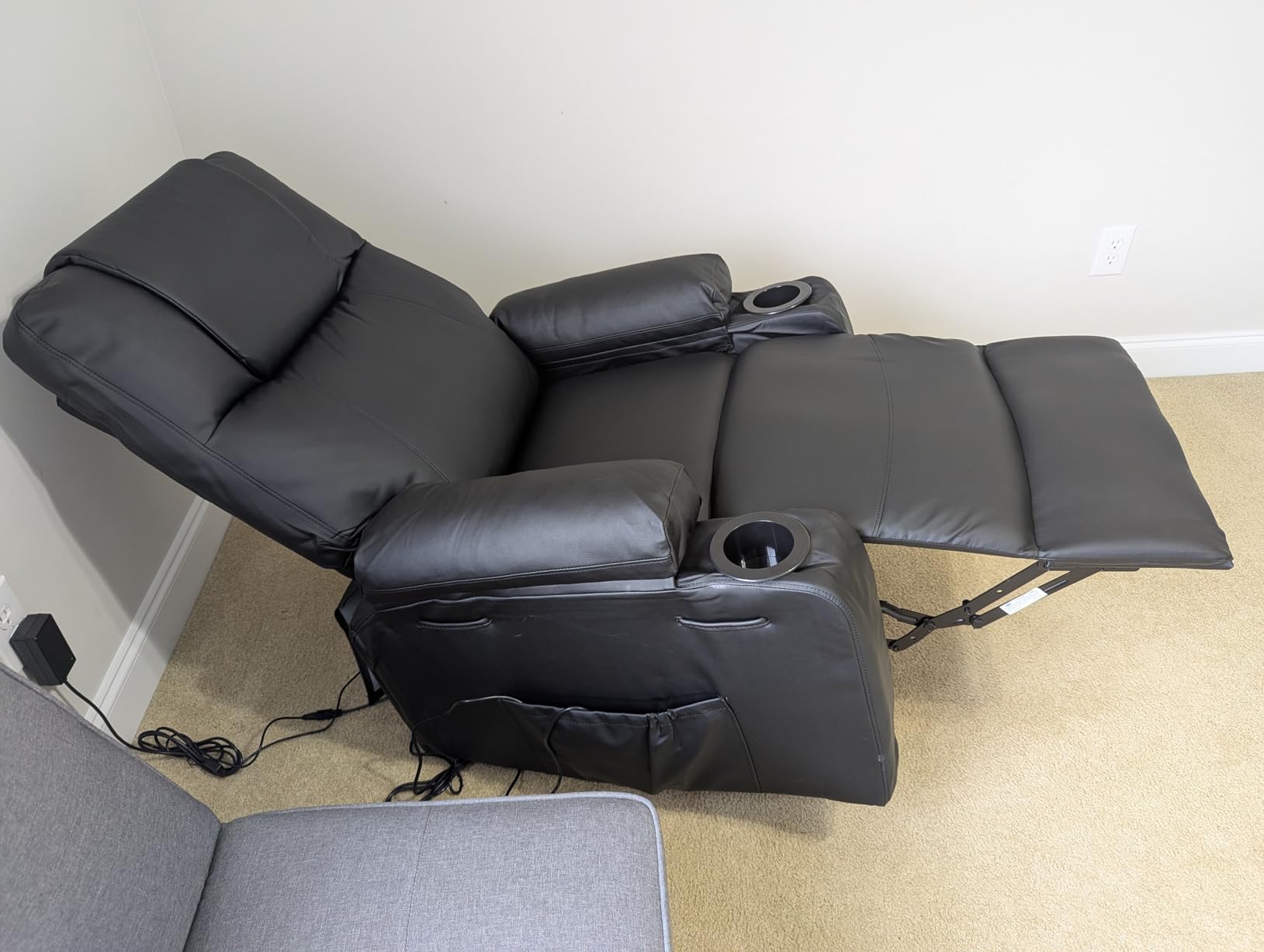 Power Lift Recliner Electric Chair for Elderly with USB Charge Port, Black customer photo 2