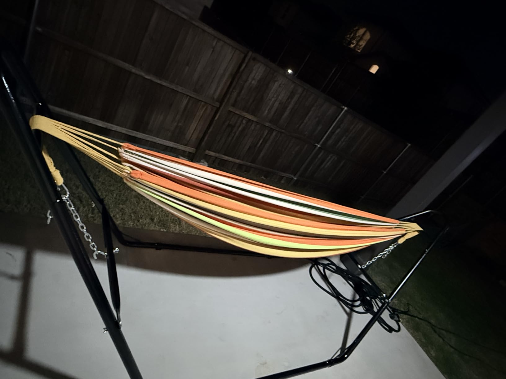 Durable Heavy Duty Steel Hammock Stand for Outside, 550LBS Capacity customer photo 1