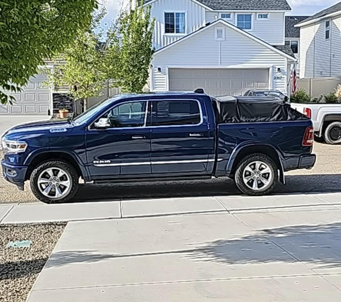 JOYTUTUS Upgraded Truck Bed Soft Topper Compatible with 2016-2023 Tacoma with 6ft Bed, Foldable Camper Shell Truck Top customer photo 1