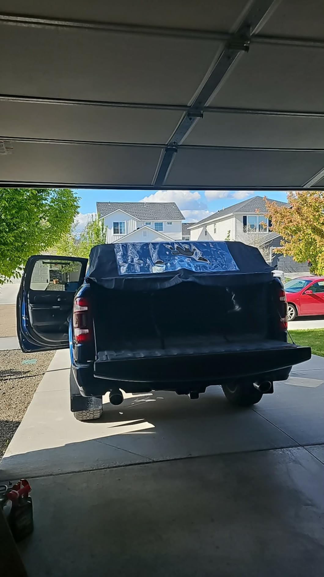 JOYTUTUS Upgraded Truck Bed Soft Topper Compatible with 2016-2023 Tacoma with 6ft Bed, Foldable Camper Shell Truck Top customer photo 2