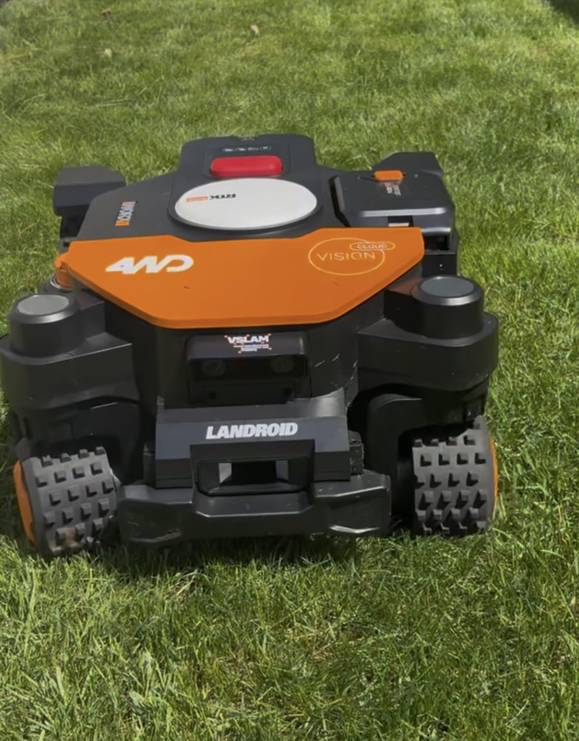WORX Robot Lawn Mower 4WD for 1/2 Acre, No Perimeter Wire, WR342 customer photo 1